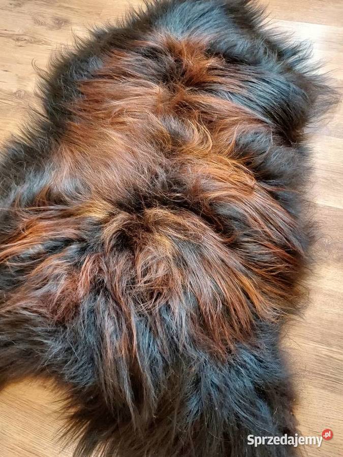 Skóra Owcza z Islandi Ognista Czerń XXXL Szaflary