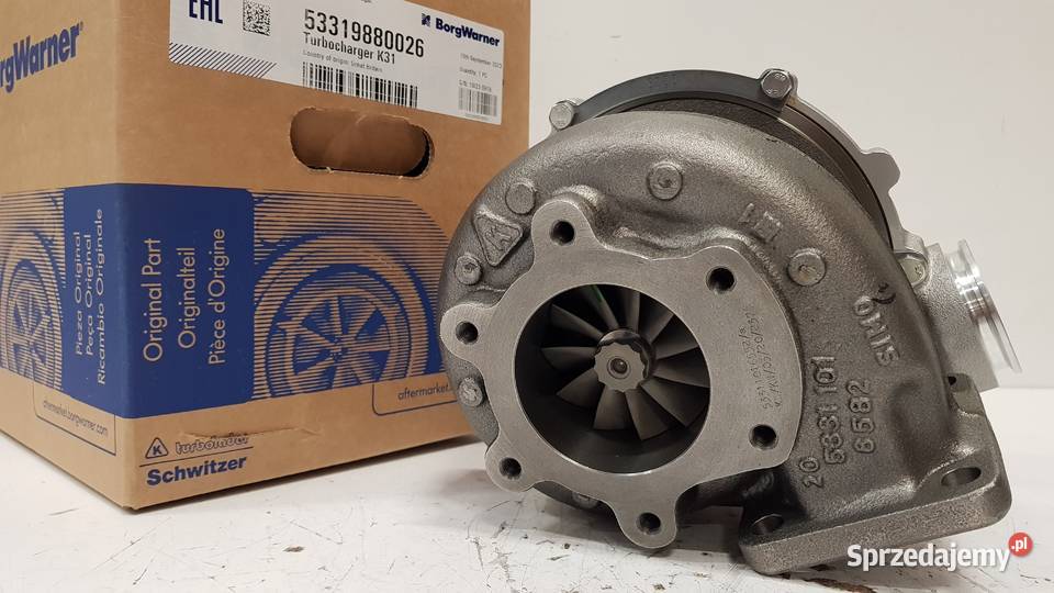 Nowa turbosprężarka BorgWarner KKK 53319880026 Silniki i osprzęt Siedlce