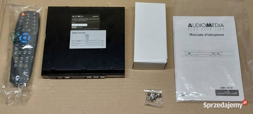ODTWARZACZ DVD 12DIN Z WYŚWIETLACZEM LCD AMV dolnośląskie Mielęcin