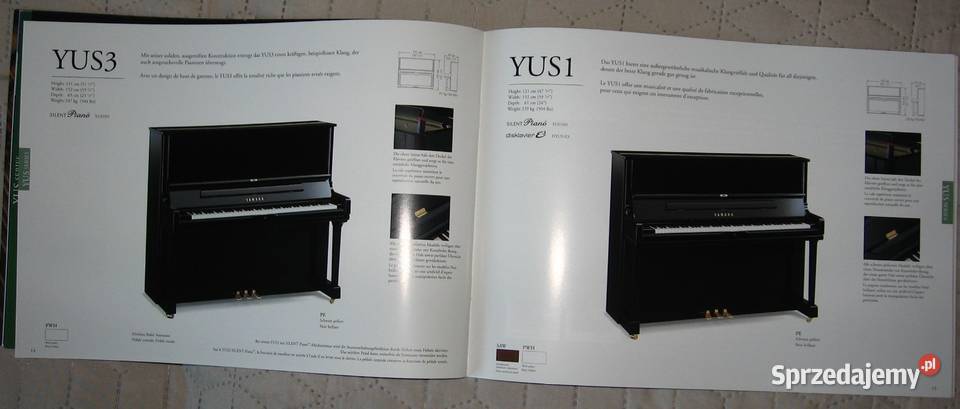 Yamaha Pianos catalog katalog pianin Kępice