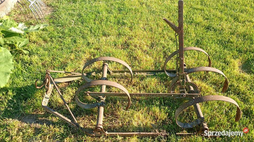 Pług konny obsypnik sprężynówka kanister stare uszkodzony Kock