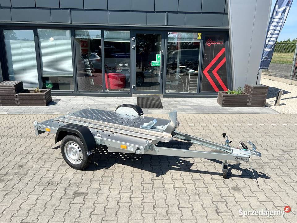 Przyczepa do przewozu motocykla platforma Lawety