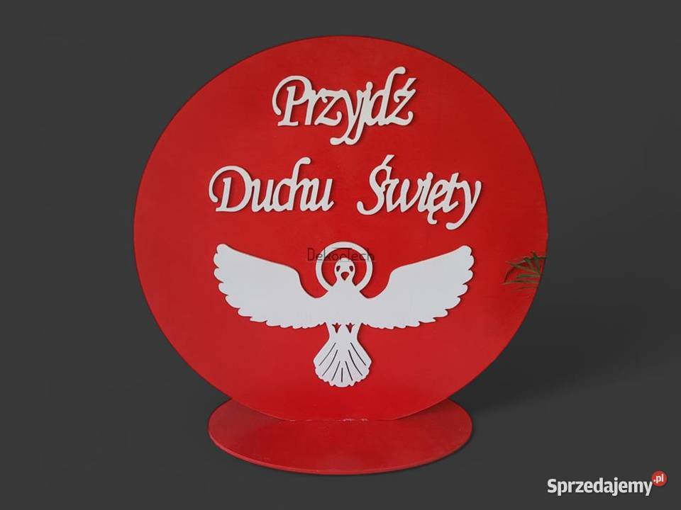Dekoracja do kościoła Bierzmowanie Dary Ducha Św Chomranice