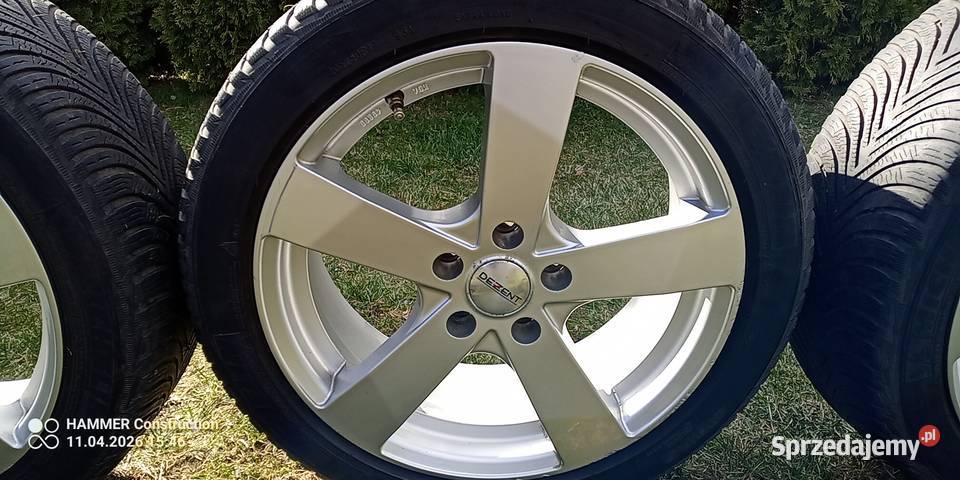 koła aluminiowe 17 Dezent z oponami VW AudiSkoda Pilawa