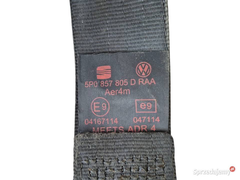 PAS BEZPIECZEŃSTWA TYŁ PRAWY LEWY SEAT ALTEA