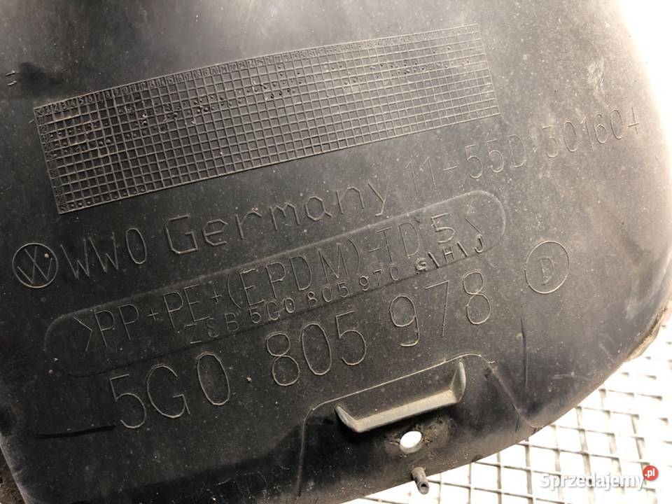 NADKOLE PRAWY PRZÓD VW GOLF VII 5G0805978D podkarpackie