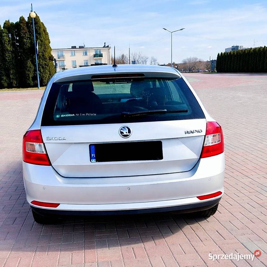 SKODA RAPID 12 benzyna 2016 możliwa zamiana Radomsko sprzedam