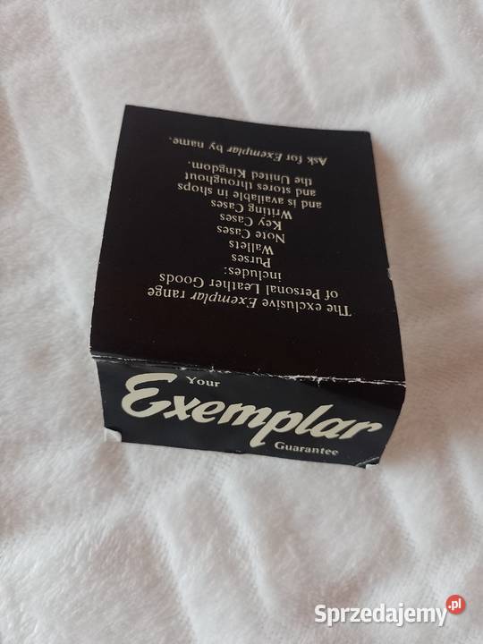 Real LeatherBrązowy Skórzany portfel z Londynu sprzedam