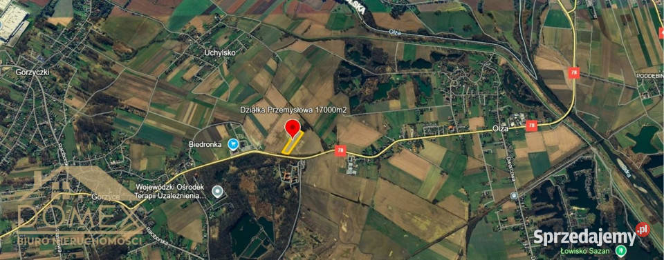 Do sprzedaży grunt 17000m2 Gorzyce inwestycyjna śląskie