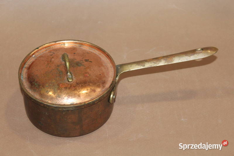 Miedziany garnuszek z rączką 1050 Szczecin