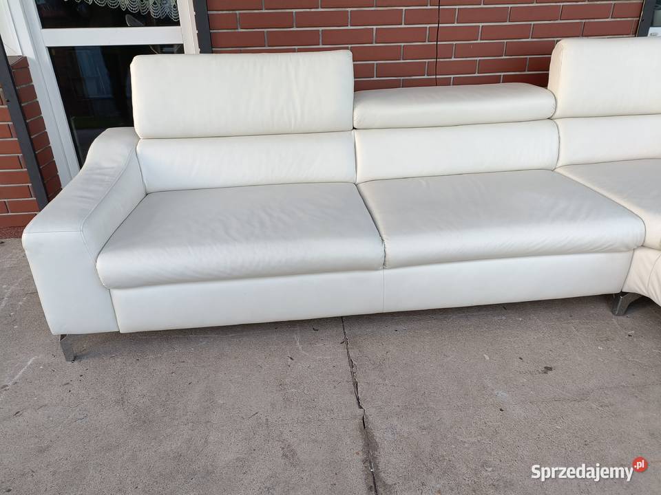 Sprzedam narożnik ze skóry Komplety wypoczynkowe Konin sprzedam