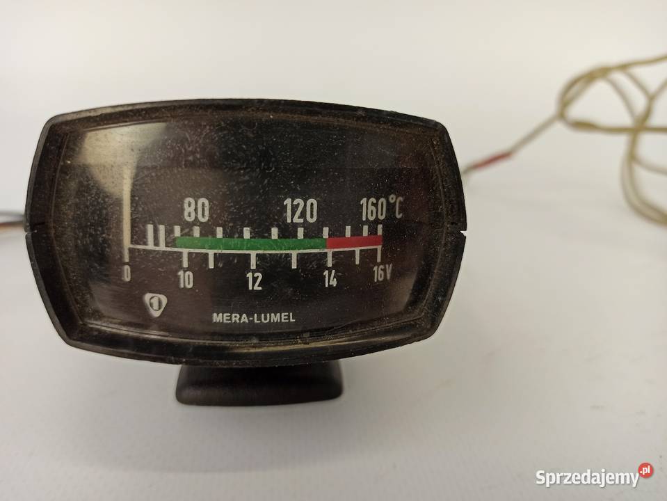 Miernik temperatury oleju woltomierz Fiat 126p Liczniki i zegary Poznań sprzedam