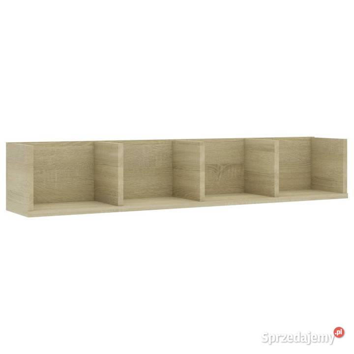 vidaXL Półka ścienna na płyty CD dąb Warszawa