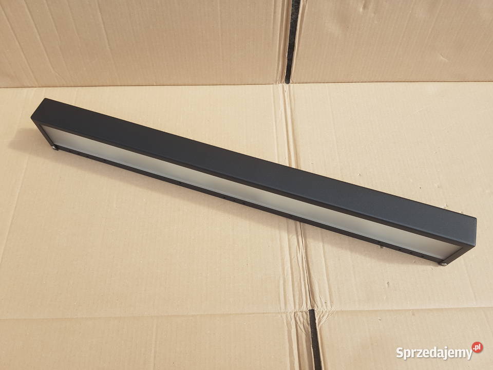 Kinkiet ścienny PÓŁKA PODŚWIETLANA lustro CZARNA Warszawa