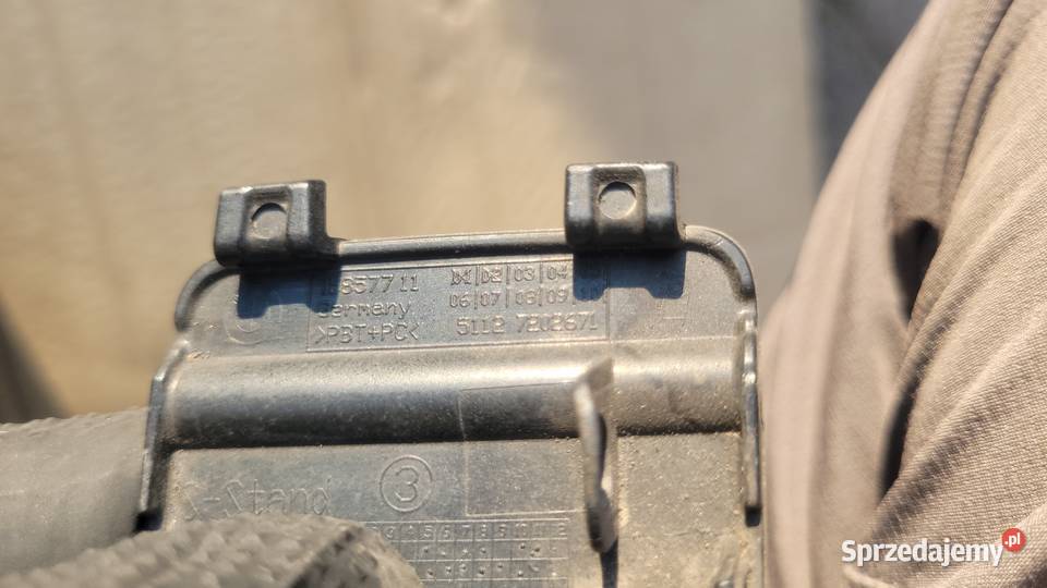 ZAŚLEPKA HAKA ZDERZAKA TYŁ BMW 3 E90 SEDAN LIFT osobowe