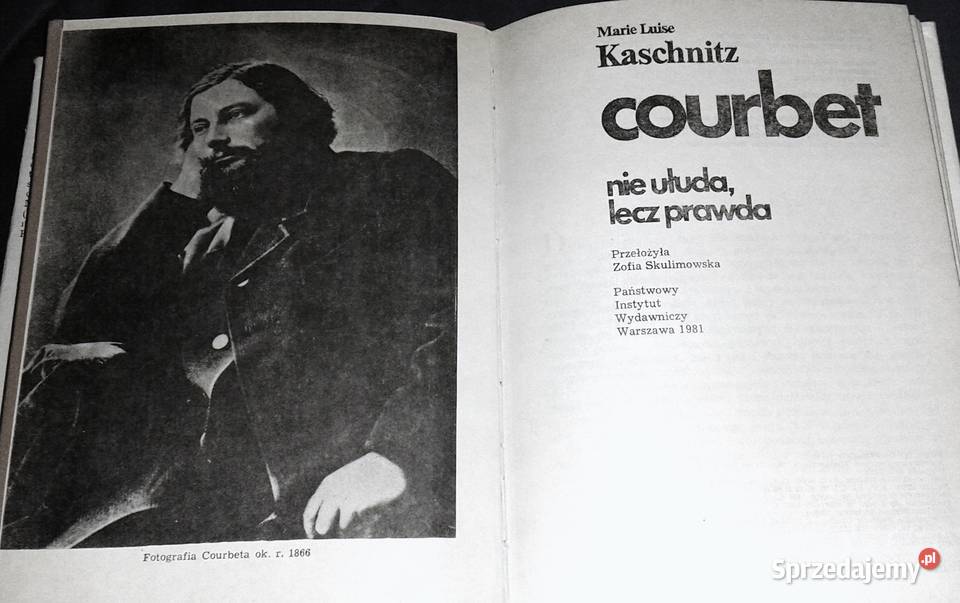 Courbet nie ułuda lecz prawda Marie Luise twarda z obwolutą Chełm