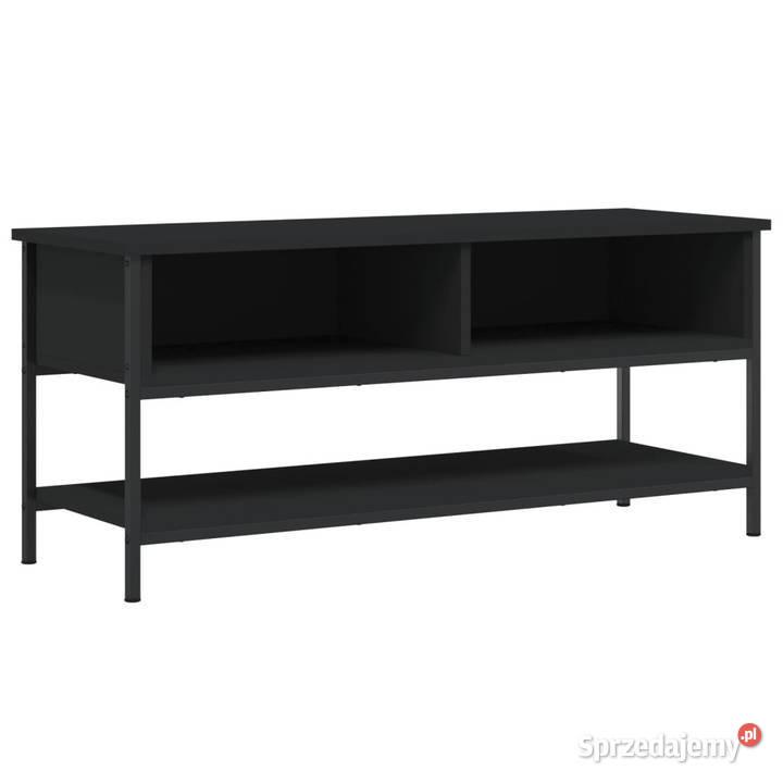 Szafka pod TV czarna 100x35x45 materiał Warszawa