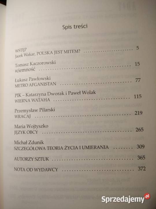 Polska jest mitem dramaty książki Warszawa Antykwariat