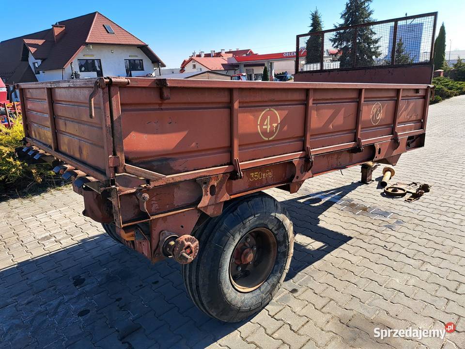 Rozrzutnik obornika jednoosiowy ruski rosyjski Proszowice