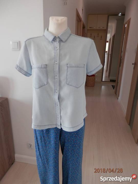 Koszula Bluzka Dżinsowa Błękitna Lekka KappAhl S Kappahl Bluzki i koszule podlaskie