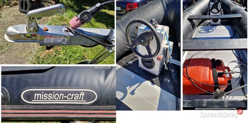 Łódź łódka przyczepka motorowa wedkarska RIB sprzedam