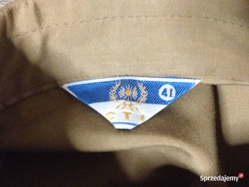 Koszula z krótkim rękawem jasnobrązowa Warszawa