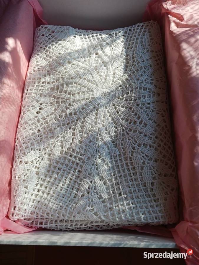 Obrus szydełkowy Leźnica Wielka-Osiedle sprzedam