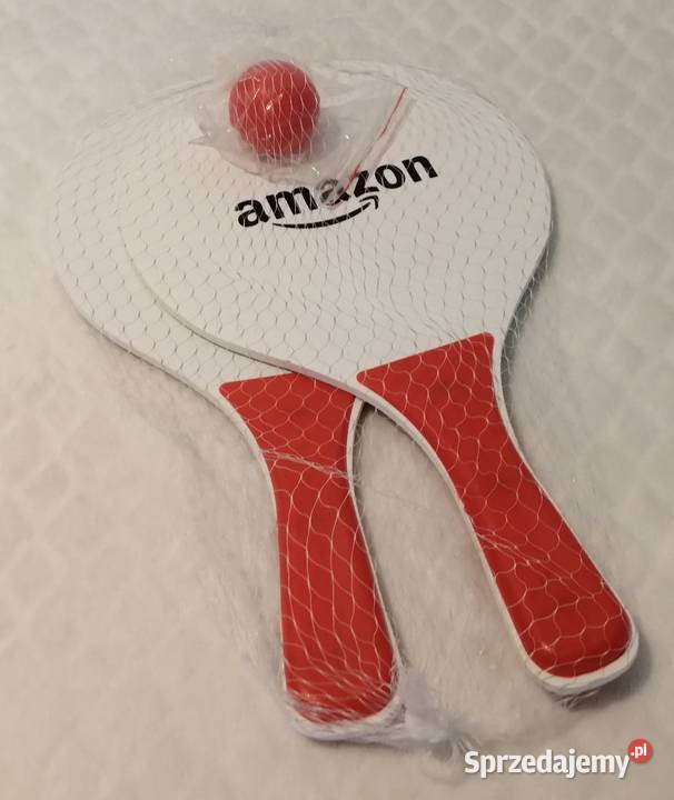 Zestaw drewniane paletki 33x185 i piłeczka 4 Czeladź