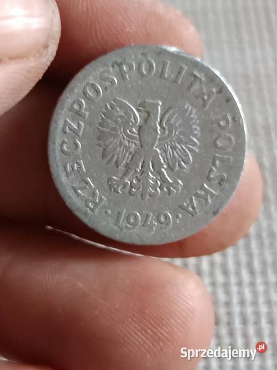 Sprzedam monetę 50 groszy 1949 skrętka lekka