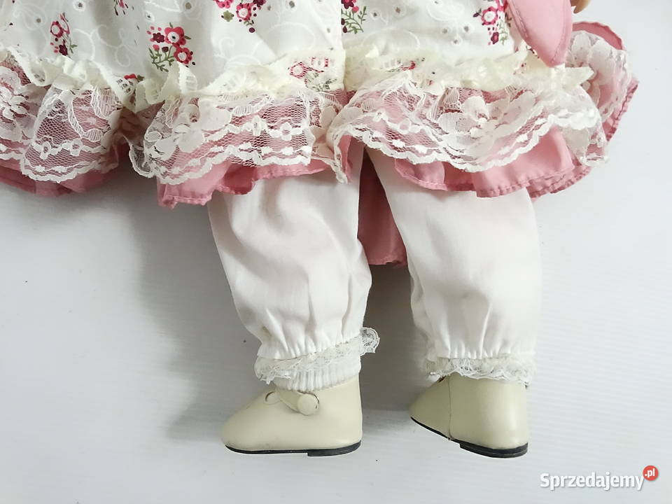 Piękna lalka porcelanowa retro 50 stylowa Biłgoraj