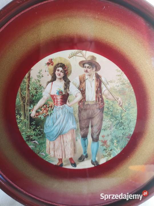 Śliczny Obrazek sielskie sceny Winobranie i Gdańsk