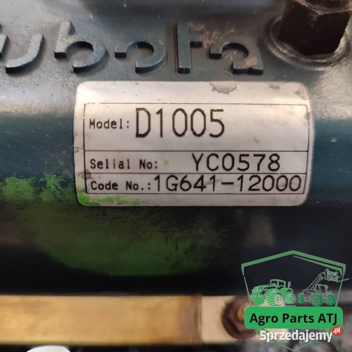 Silnik KUBOTA D1005E Bobcat 463 Silnik i osprzęt