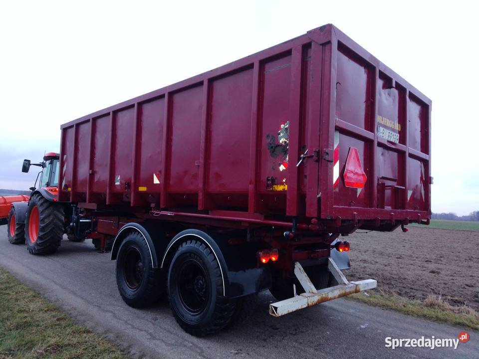 Przyczepa skorupowa wywrotka 1216ton tandem Kożuszki