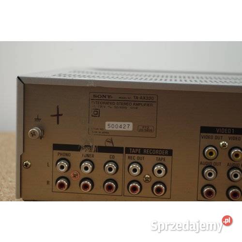 Sony TAAX320 klimat lat 80 w minimalistycznym