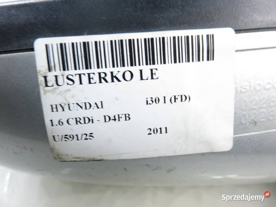 LUSTERKO LEWE HYUNDAI i30 I LIFT FD 876102R100 małopolskie
