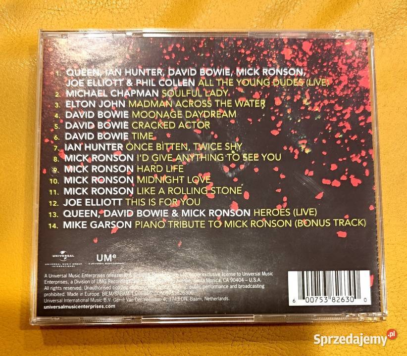 Beside Bowie The Mick Ronson Story CD soundtrack Muzyka