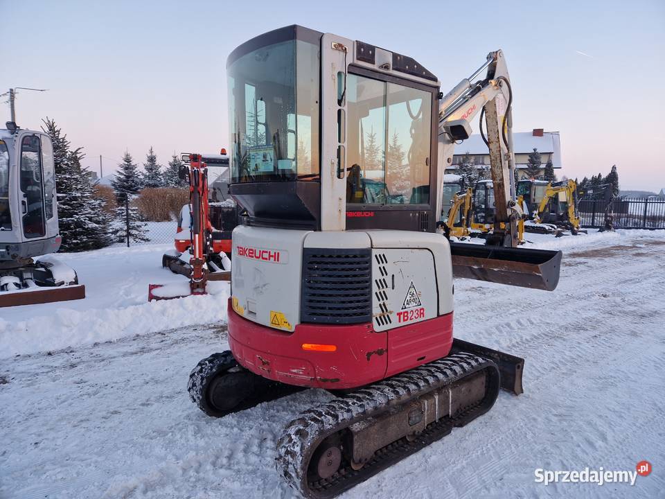 Minikoparka Takeuchi TB 23R 2018r 27tony