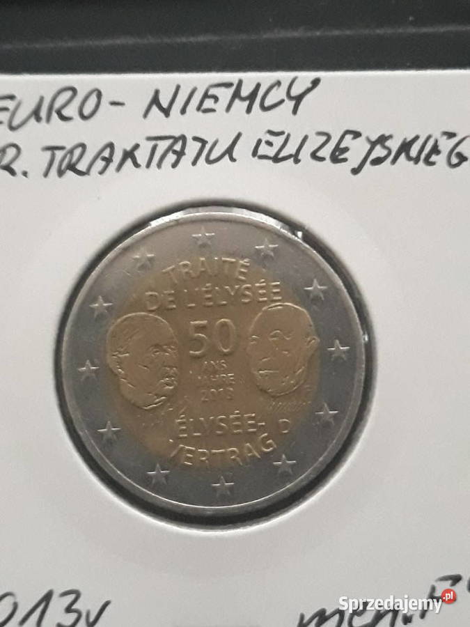 2 Euro Niemcy50 r Traktatu Elizejskiego2013 rmen Konin