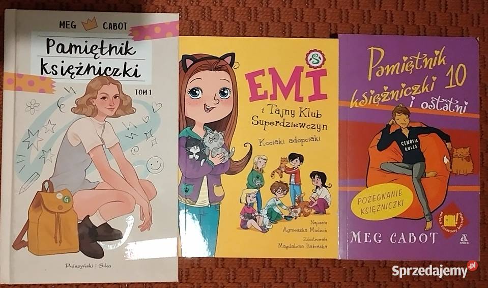 zestaw książek młodzieżowych Bukowno