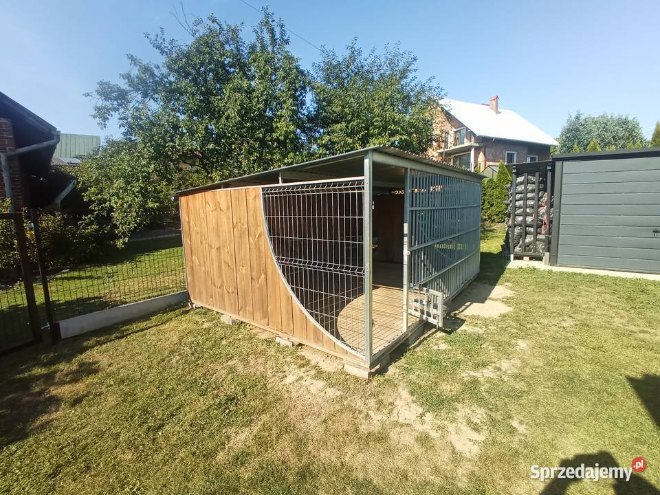 Duży solidny kojec psa ocieplana buda Dla psów Łańcut
