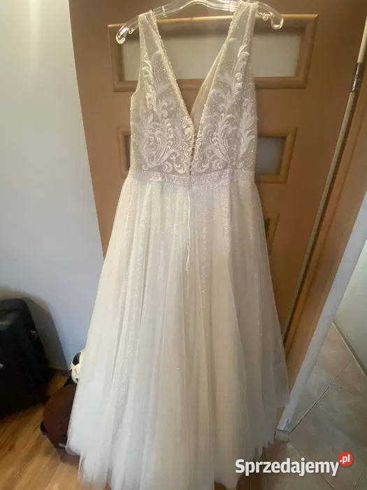 OKAZJA KOMPLET SLUBNY TANIO Rozmiar 44(XXL) Łódź