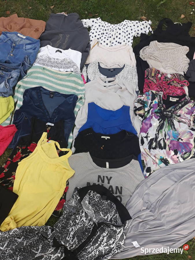 Duża paka mix ubrań 3638 Rozmiar 38(M) sprzedam