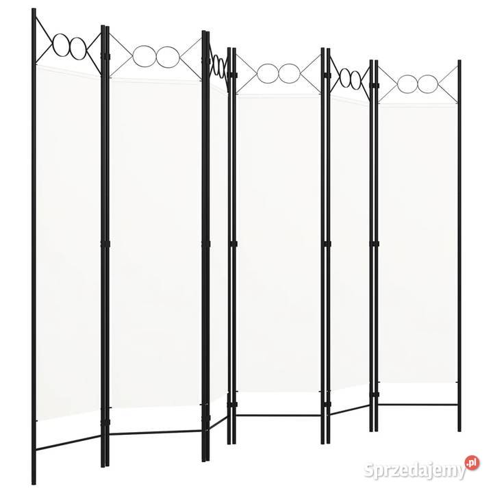 Parawan 6panelowy biały 240 x 180 320711 Ścianki i parawany mazowieckie