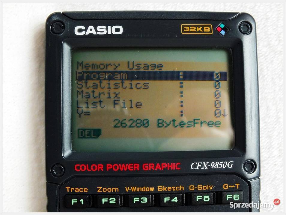 Kalkulator graficzny naukowy CASIO CFX9800G Pozostałe Żary