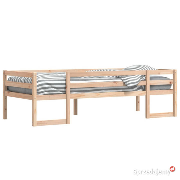Rama łóżka dzieci drewno sosnowe 90x200 WM846864 Warszawa