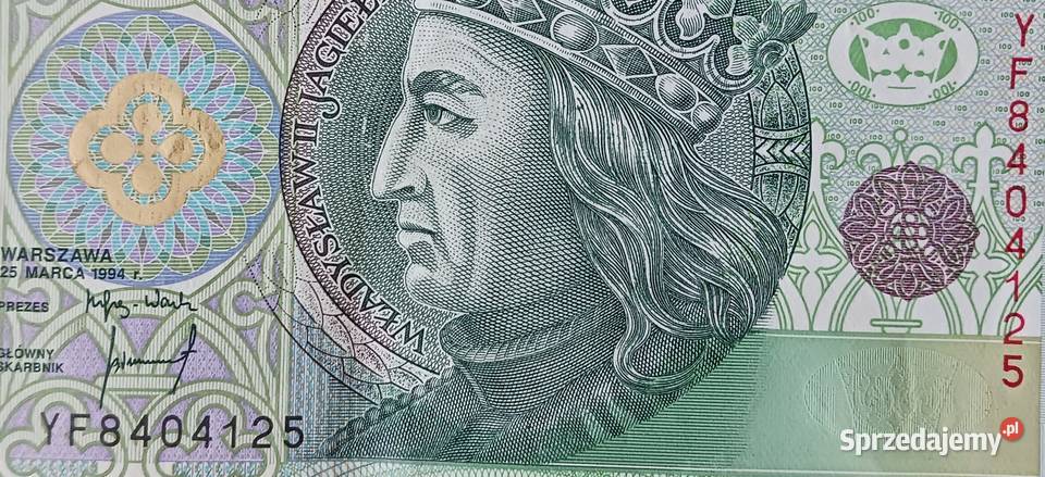 100 Władysław II Jagiełłoseria zastępcza Konin