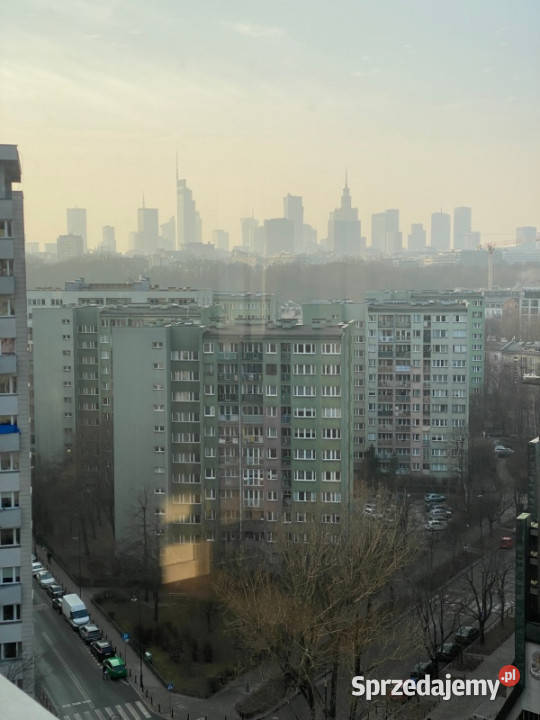Apartament z fenomenalnym widokiem na panoramę balkon mazowieckie Warszawa