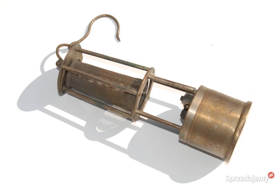 Stara lampa górnicza benzynowa Czechosłowacja śląskie Cieszyn