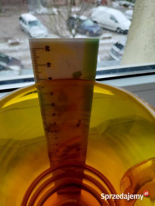 Dwa kufle szklane z prl