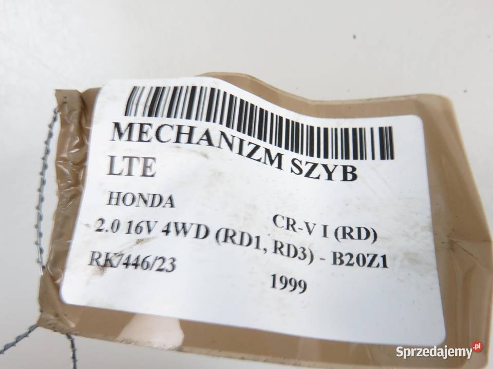 PODNOŚNIK SZYBY LEWY TYLNY HONDA CRV I 902260 sprzedam